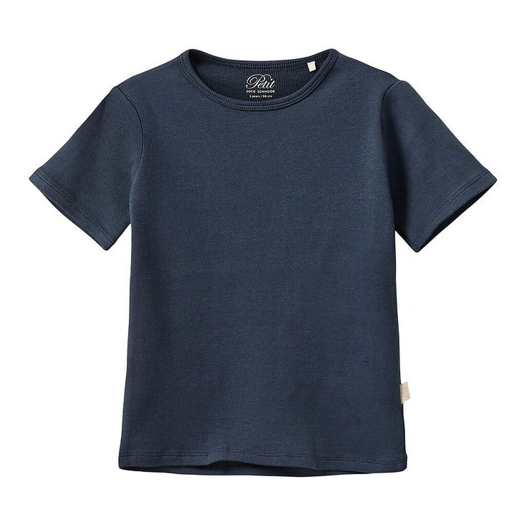Sofie Schnoor T-shirt - Rib - Dark Blue