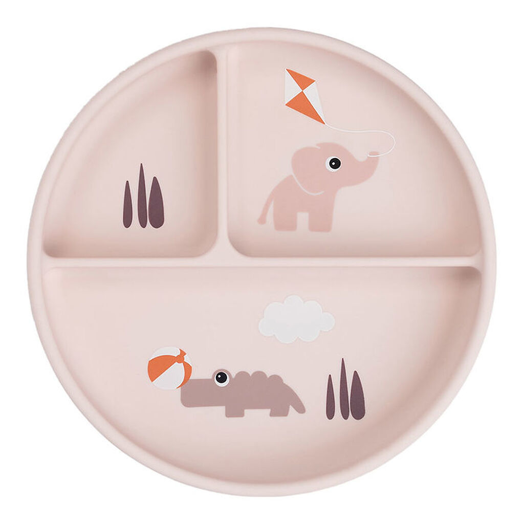 Done By Deer Stick And Stay Inddelt Tallerken - Playground - Pow