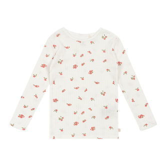 Konges Sløjd Bluse - Minnie - Bonderose Big m. Hulmønster