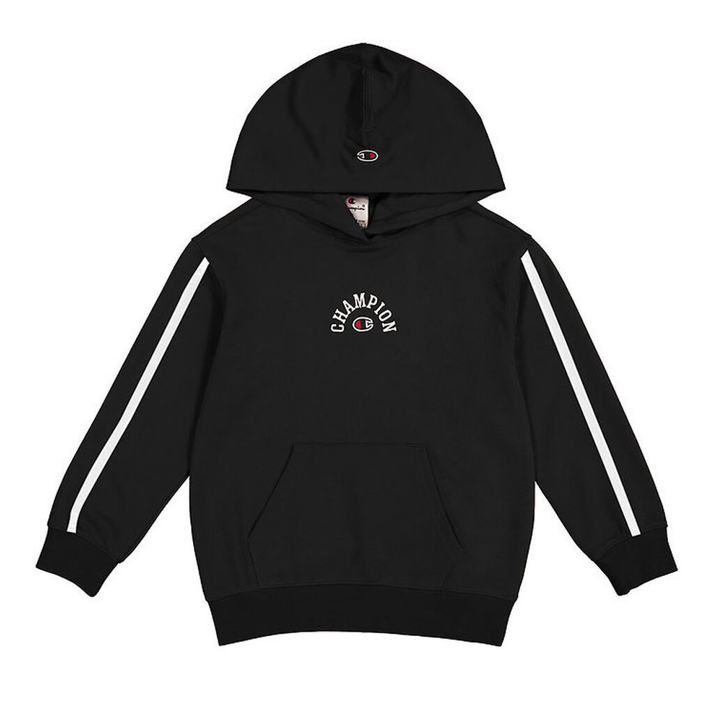 Champion Hættetrøje - Sort m. Logo
