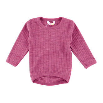 Joha Bluse - Uld - Hindbær