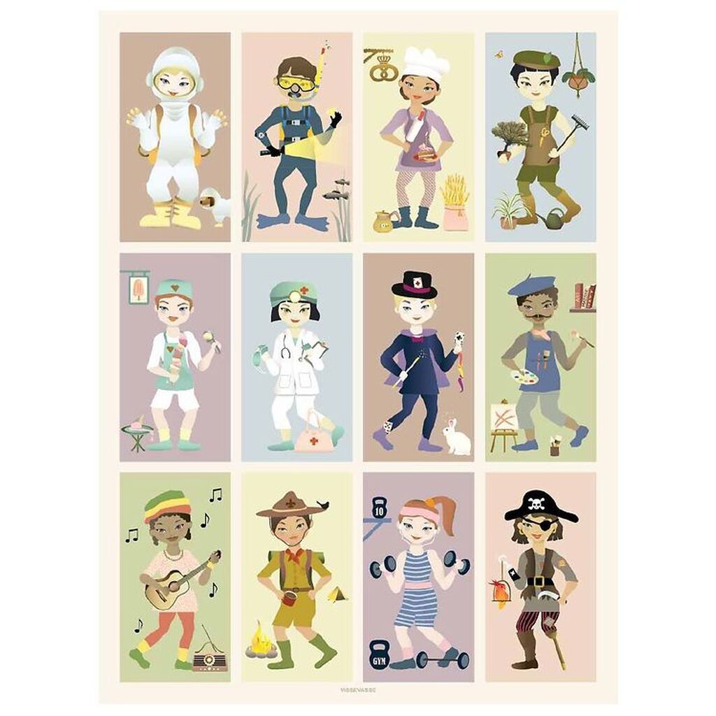 Vissevasse Plakat - 30x40 - When I Grow Up