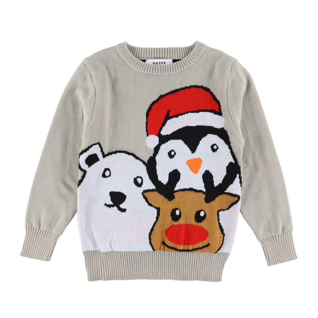 Jule-Sweaters Bluse - Strik - The Animals Christmas Sweater
