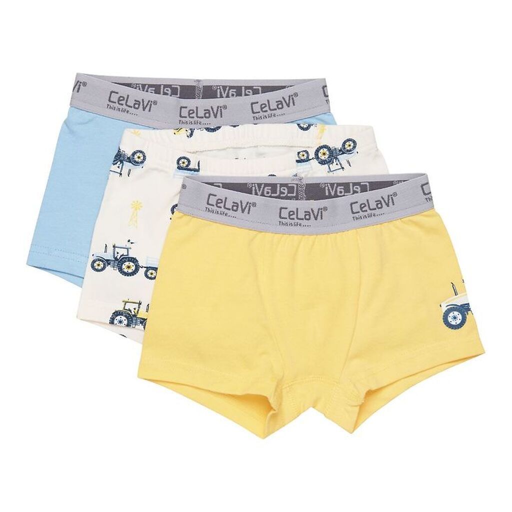 CeLaVi Boxershorts - 3-pak - Dream Blue