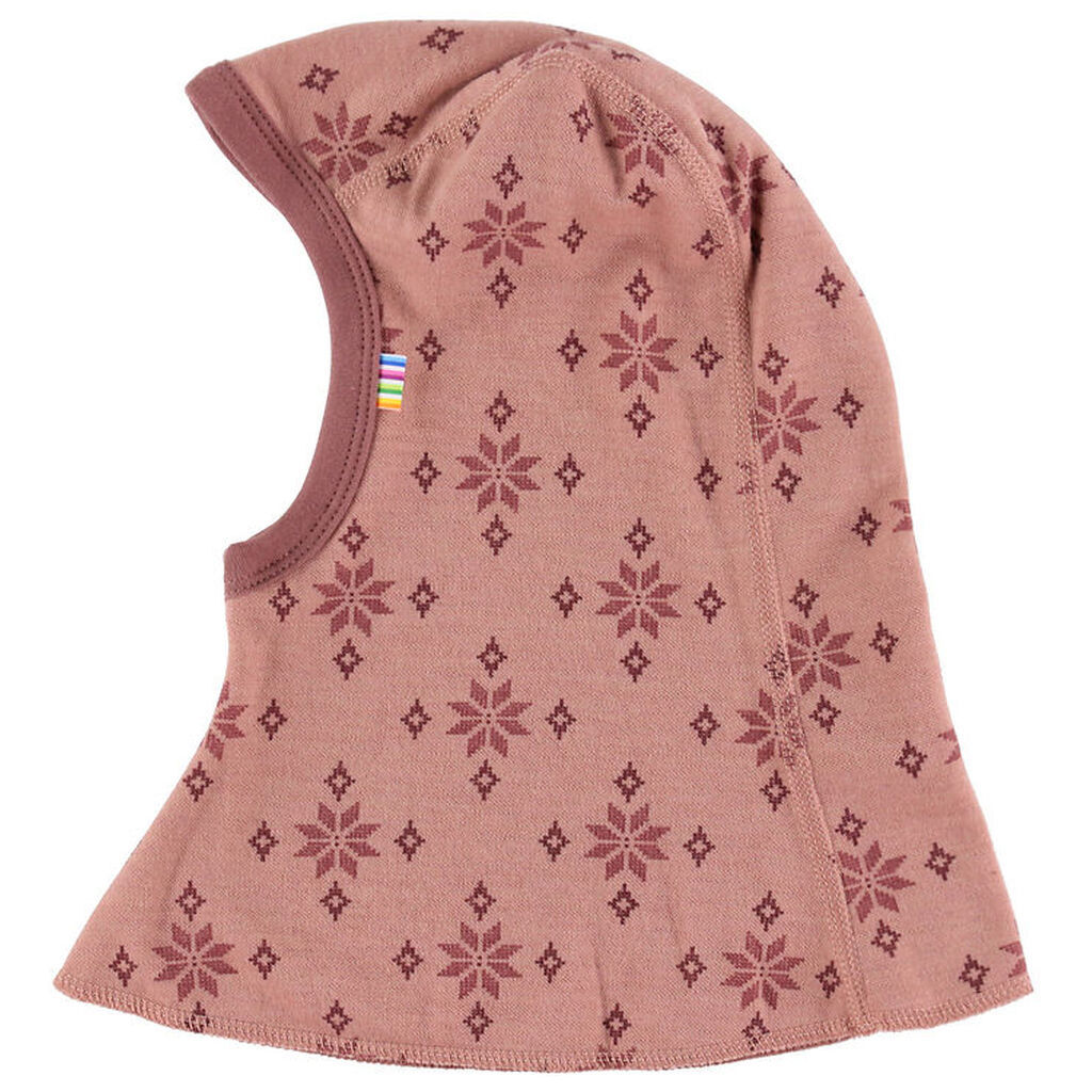 Joha Elefanthue - 2-lags - Uld/Bomuld - Rose m. Snefnug