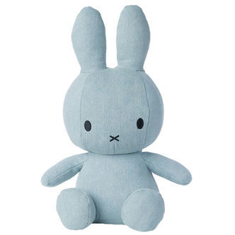 Bon Ton Toys Bamse - 33 cm - Miffy Sitting - Light Wash Denim