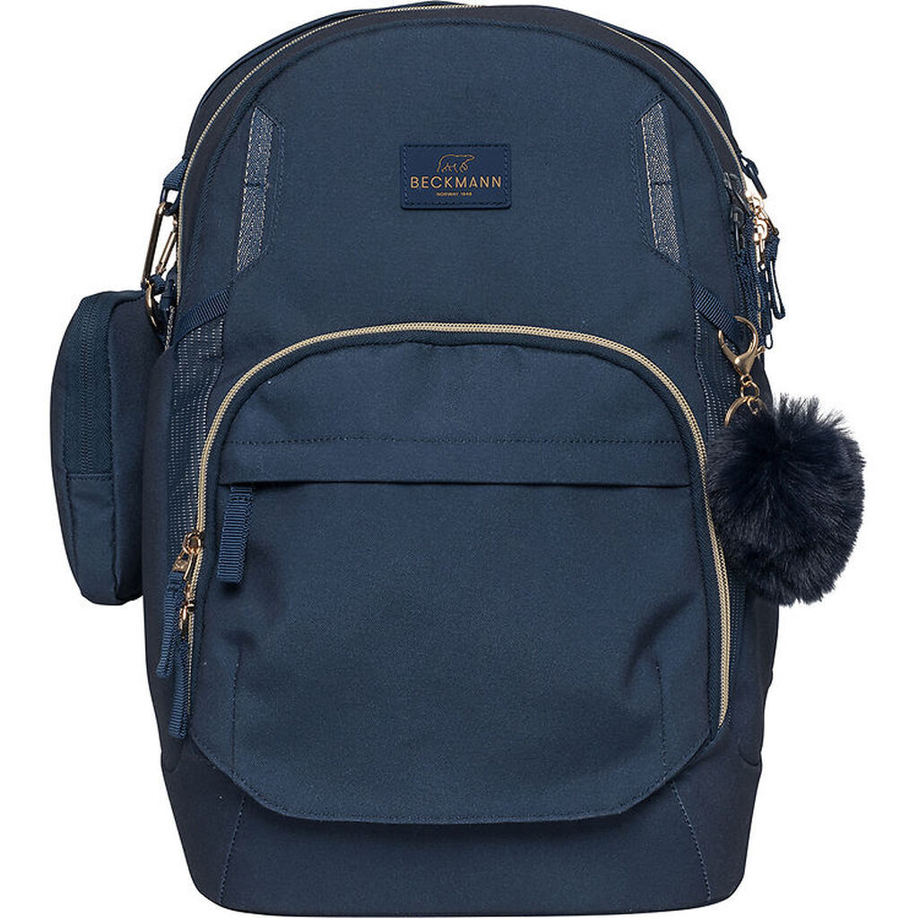 Beckmann Skoletaske - Sport Air - Blue/Gold