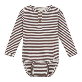 Minymo Body l/æ - Rib - Chocolate Chip