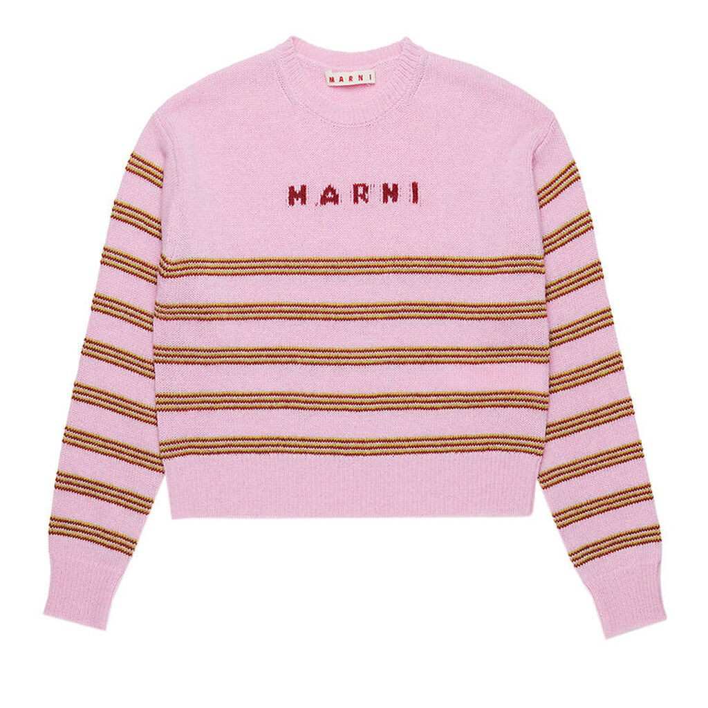 Marni Bluse - Cropped - Strik - Lilac Sachet