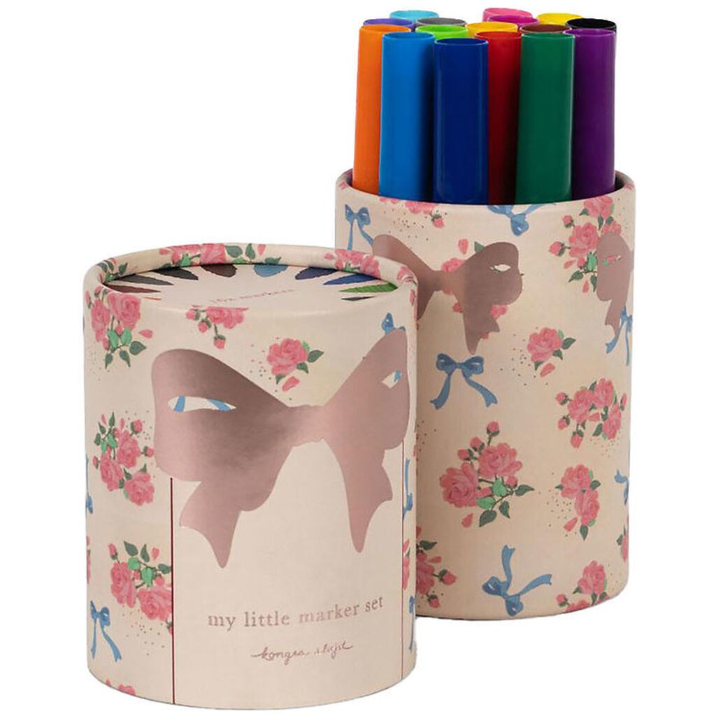 Konges Sløjd Tuscher - My Little Marker Set - 16 stk. - Flower