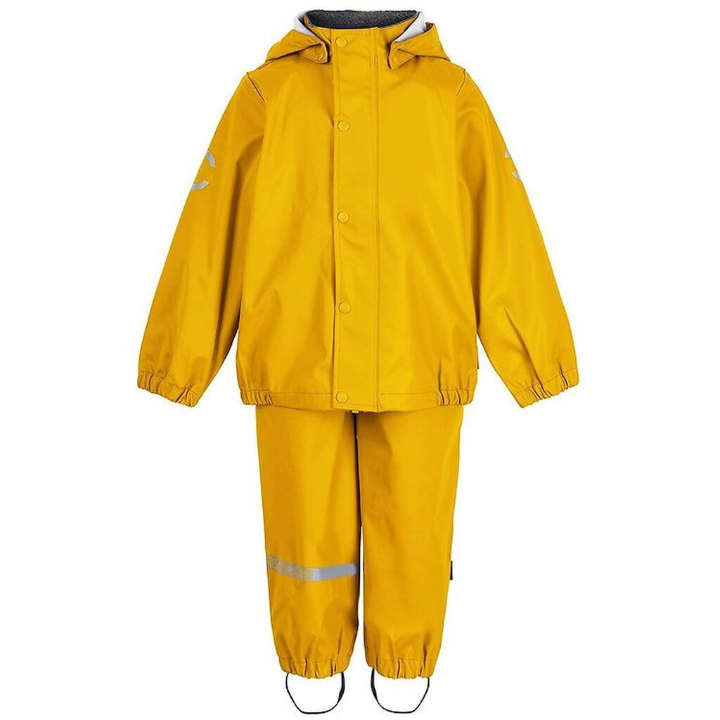 Mikk-Line Regntøj m. Seler - PU - Recycled - Sunflower