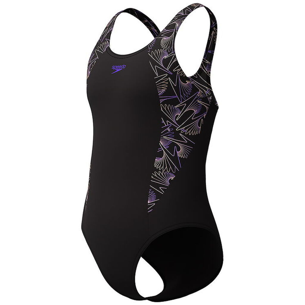 Speedo Badedragt - HyperBoom Splice Muscleback - Sort/Fersken
