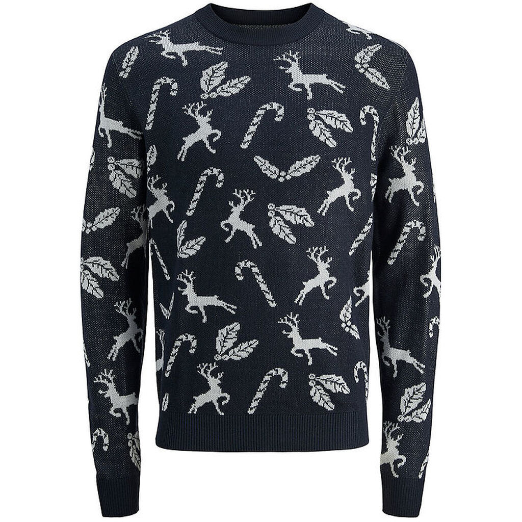 Jack & Jones Bluse - Strik - JjXmas Andrew - Sky Captain