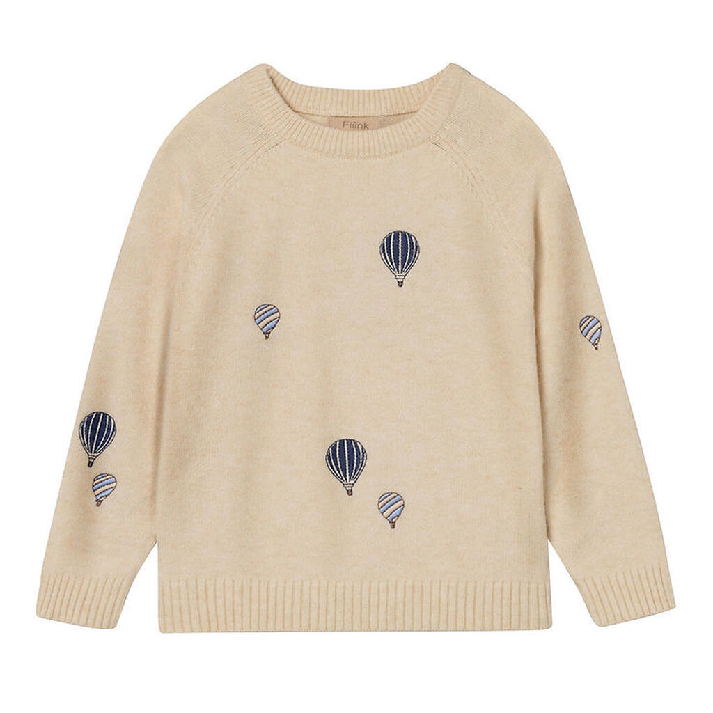 Fliink Bluse - Strik - Alon Balloon - Sandshell