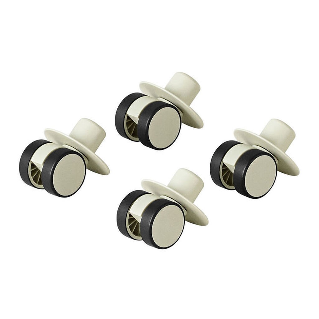 MODU 4x Swirly Wheels - 4-pak - Dusty Green