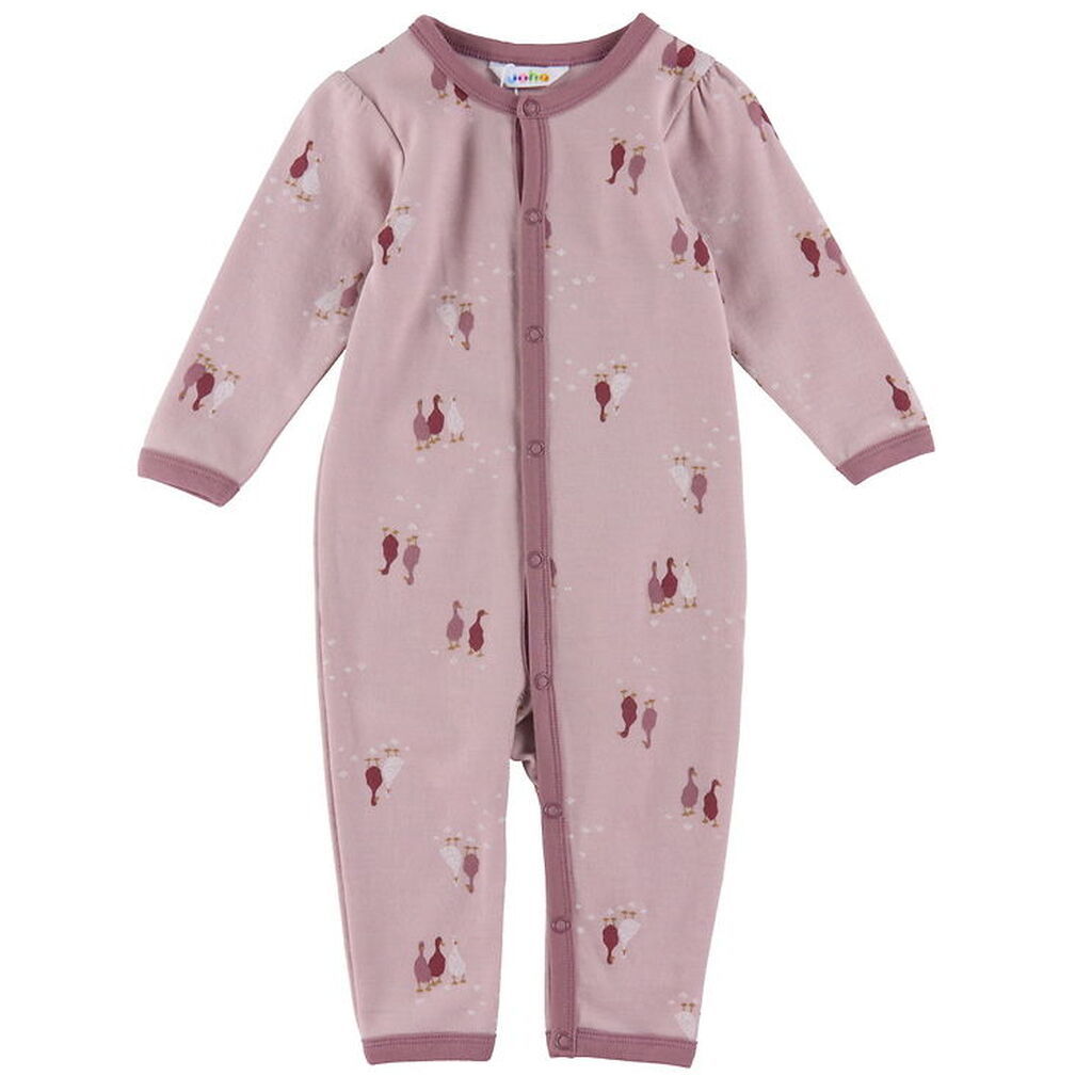 Joha Heldragt - Uld/Bomuld - Light Bordeaux m. Gæs