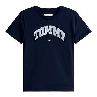 Tommy Hilfiger T-shirt - Varsity Sateen - Dark Night Navy