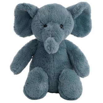 NatureZoo Bamse - 45 cm - Elefant - Støvet Navy