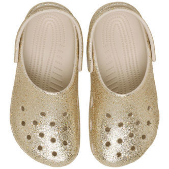 Crocs Sandaler - Classic Chunky Glitter - Sandstone