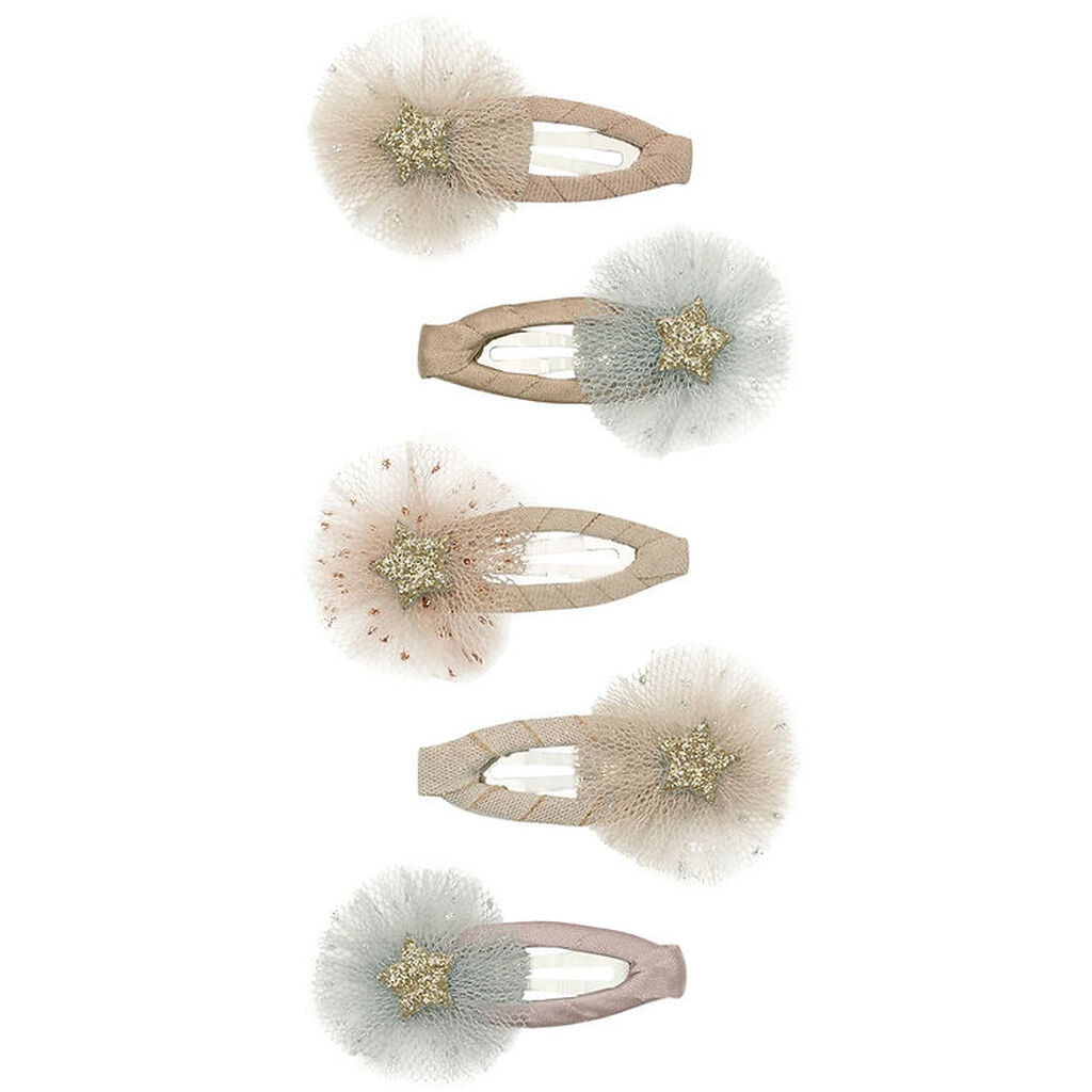 Mimi & Lula Hårspænder - 5-pak - 4 cm - Mini Tulle Enchanted