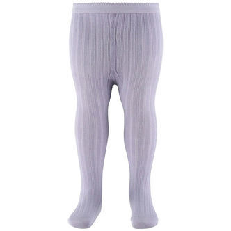 MP Strømpebukser - Rib - Lavender Sky