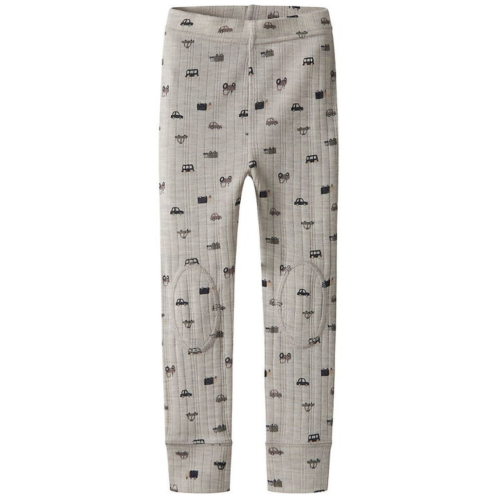 Name It Leggings - Uld - Rib - Noos - NmmWang - Nacreous Cloud/S