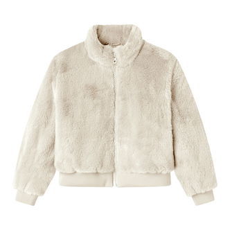 Name It Jakke - Imiteret Pels - NkfMila - Moonbeam