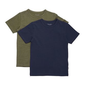 Minymo T-Shirt - 2-Pak - Dark Olive