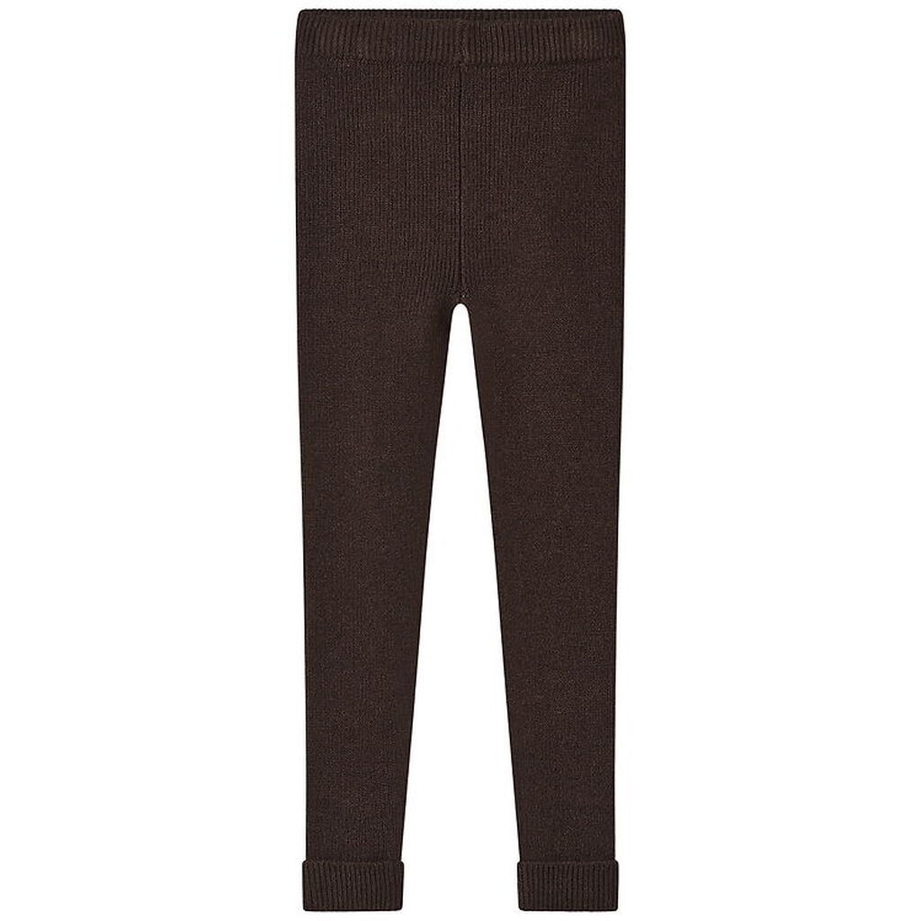 Fliink Leggings - Rib - Strik - Benna - Coffee Bean
