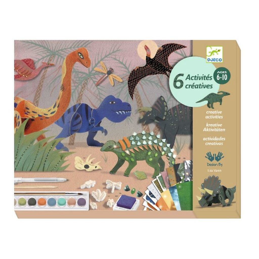 Djeco Kreativ Aktivitetsæske - Dino