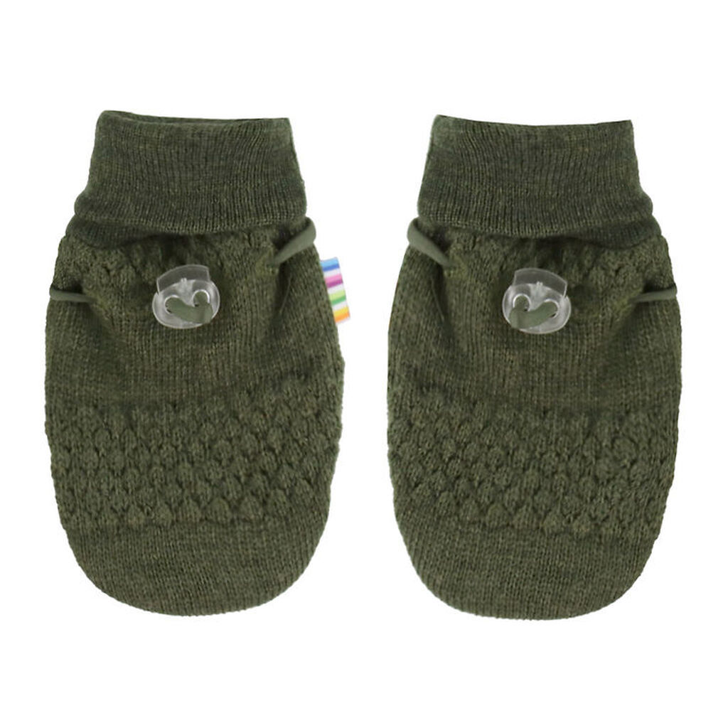 Joha Luffer - Uld - Strik - Mos Grøn