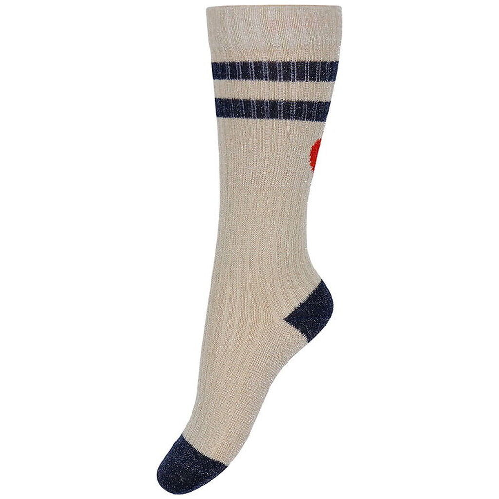 MP Strømper - Rib - Elga - Glitter - Champagne Beige
