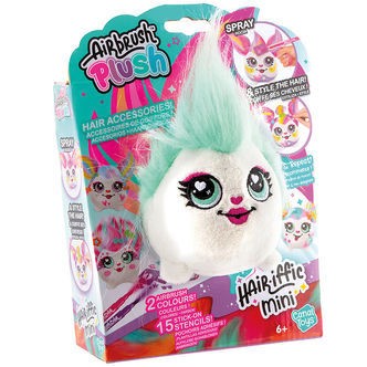 Airbrush Plush Bamse - 10 cm - Hair'iffic Mini - Posh