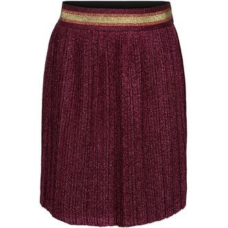 Petit by Sofie Schnoor Nederdel - Fiippa - Bordeaux m. Glimmer
