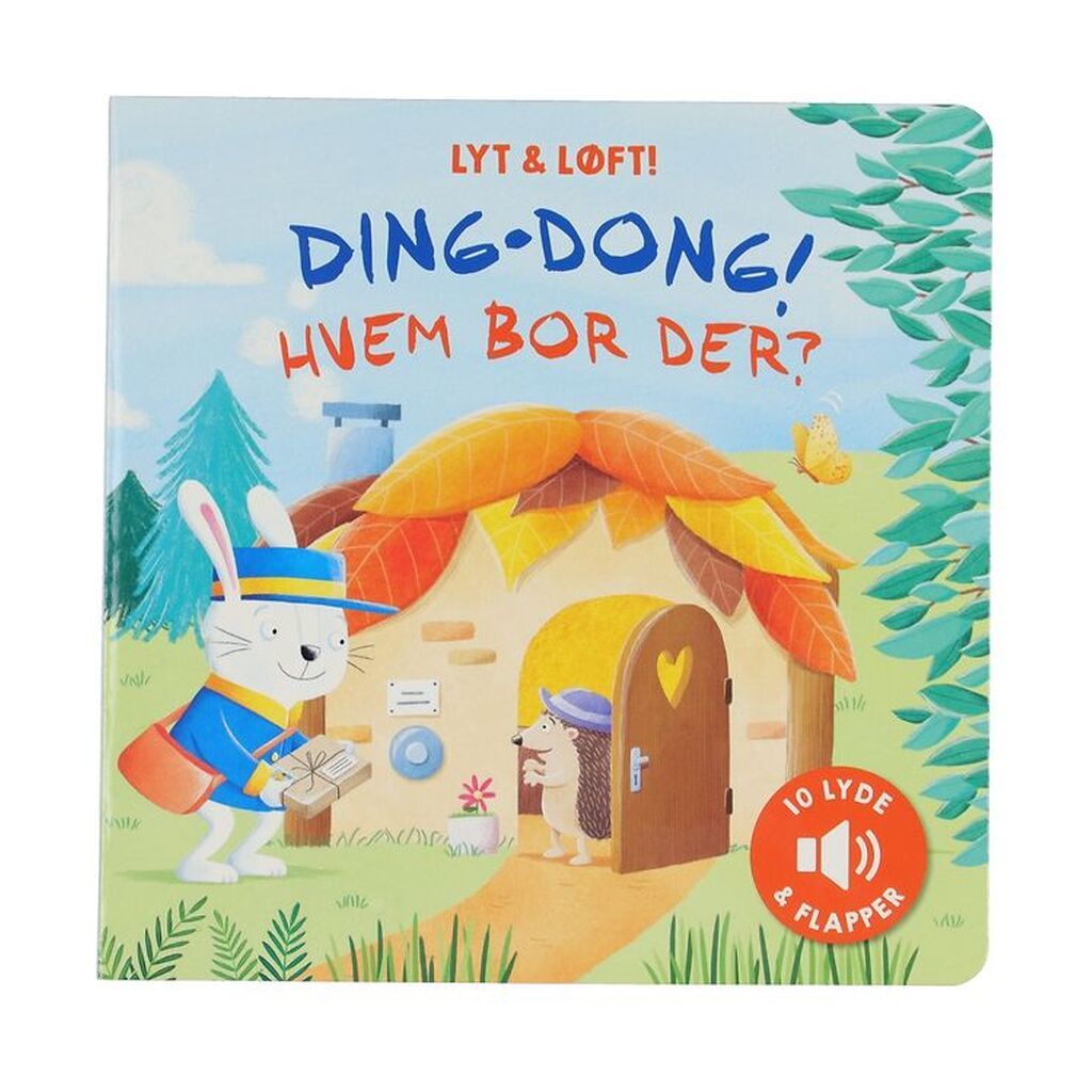 Forlaget Bolden Bog m. Lyd - Ding-Dong! Hvem Bor Her? - Dansk