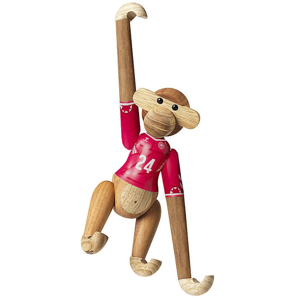 Kay Bojesen Træfigur - Abe - DBU Kvinde 2024 - Lille - Teak/Limb