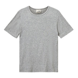 Sofie Schnoor T-shirt - Nataliasy - Rib - Gråmeleret