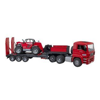 Bruder Lastbil - MAN TGA m. Manitou Teleskoplæsser - 02774
