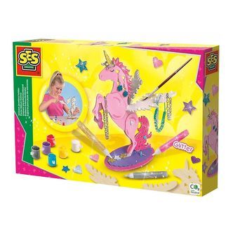 SES Creative Aktivitetssæt - DIY - Enhjørning - Byg Selv