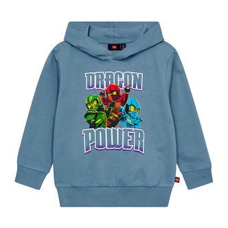 LEGOÂ® Ninjago Hættetrøje - LWSaku - Støvet Blå