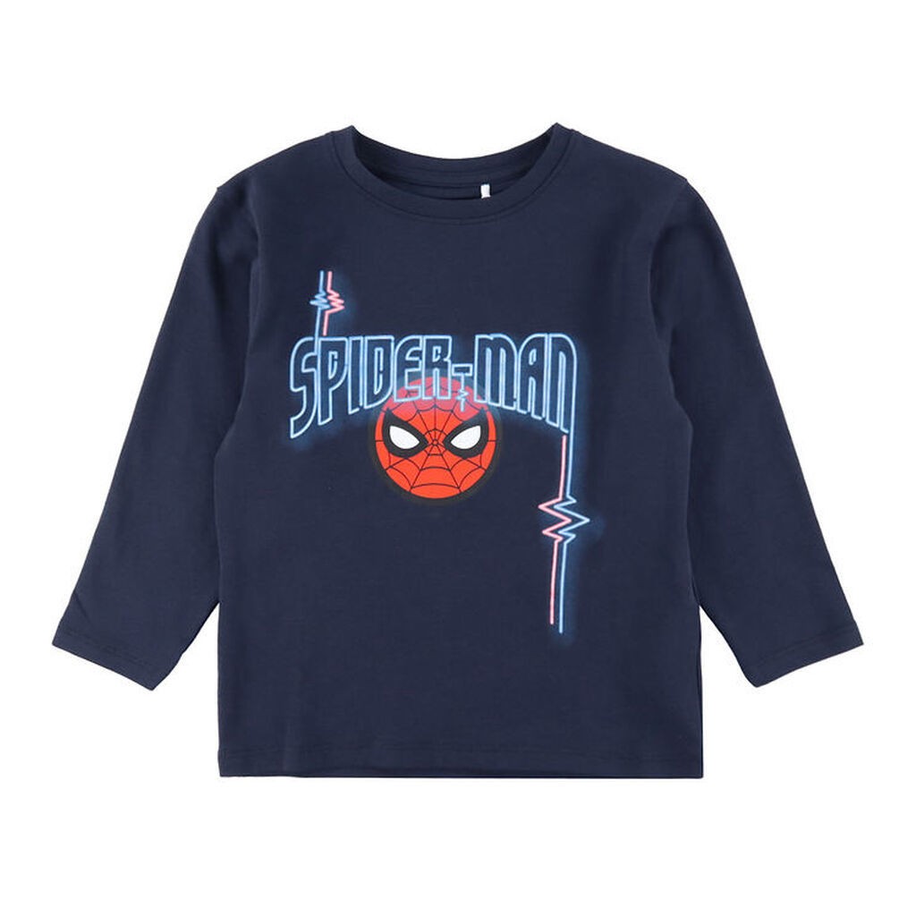 Name It Bluse - NmmJacinto Spiderman - Navy Blazer m. Print