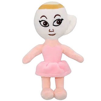 Brainrot Bamse - Nøglering - Ballerina Cappuccina