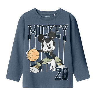 Name It Bluse - NmmDallin - Mickey Mouse - China Blue