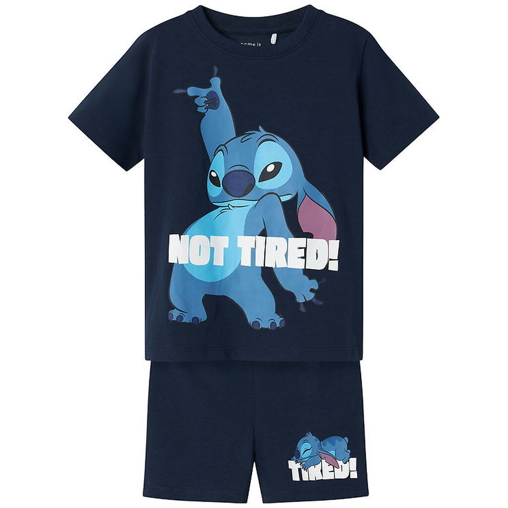 Name It Nattøj - 2-delt - NmmArush - Stitch - Navy Blazer