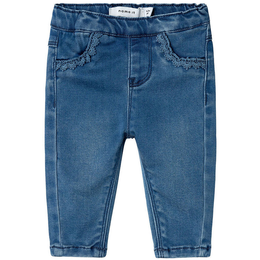 Name It Leggings - NbfSalli - Medium Blue Denim