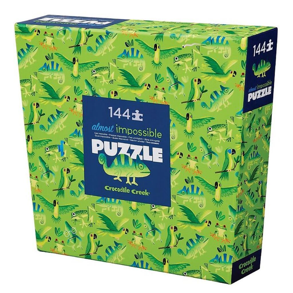 Crocodile Creek Puslespil - 144 Brikker - Almost Impossible - Ju