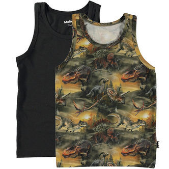 Molo Undertrøjer - Jayden - 2-pak - Dino Black
