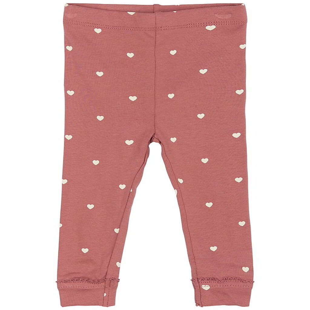 The New Siblings Leggings - TnsbNova - Withered Rose m. Hjerter