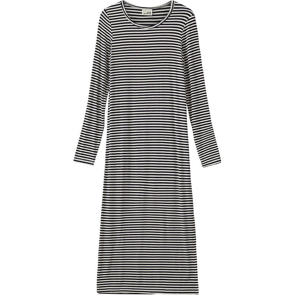 Sofie Schnoor Kjole - Rib - Facita - Navy Striped