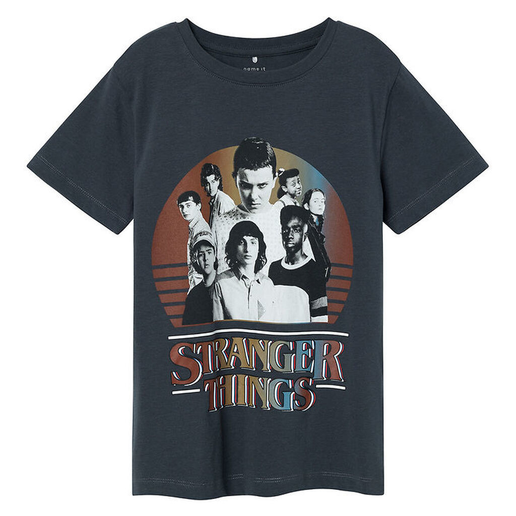 Name It T-shirt - NkmFritz Stranger Things - India Ink